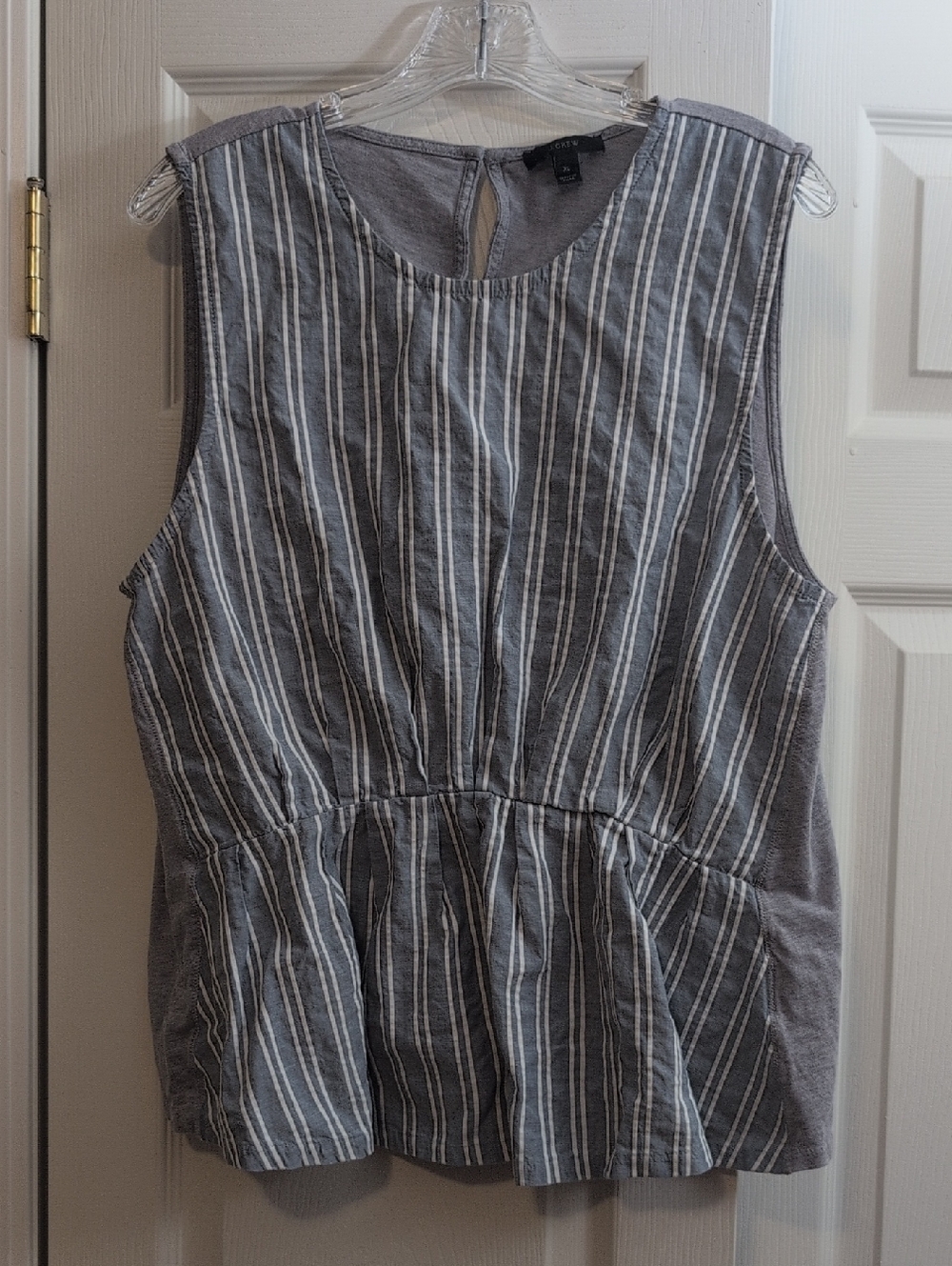 J. Crew Striped Sleeveless Top